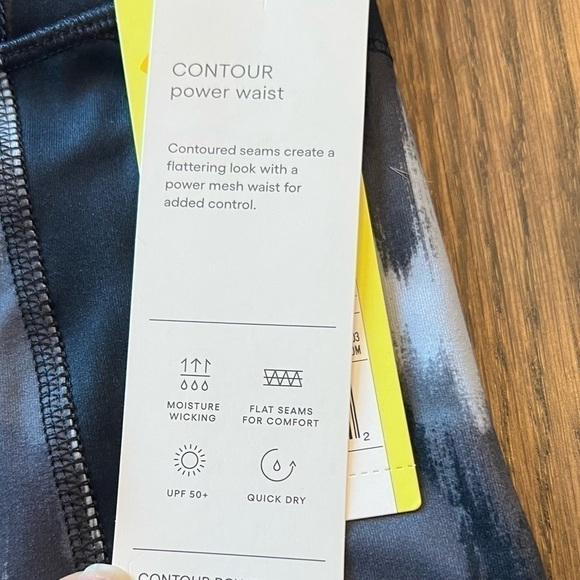 NWT all in motion contour power waist high rise 7/8 legging size XL - Picture 7 of 9